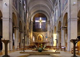 saint-sulpice church image paris guidebook